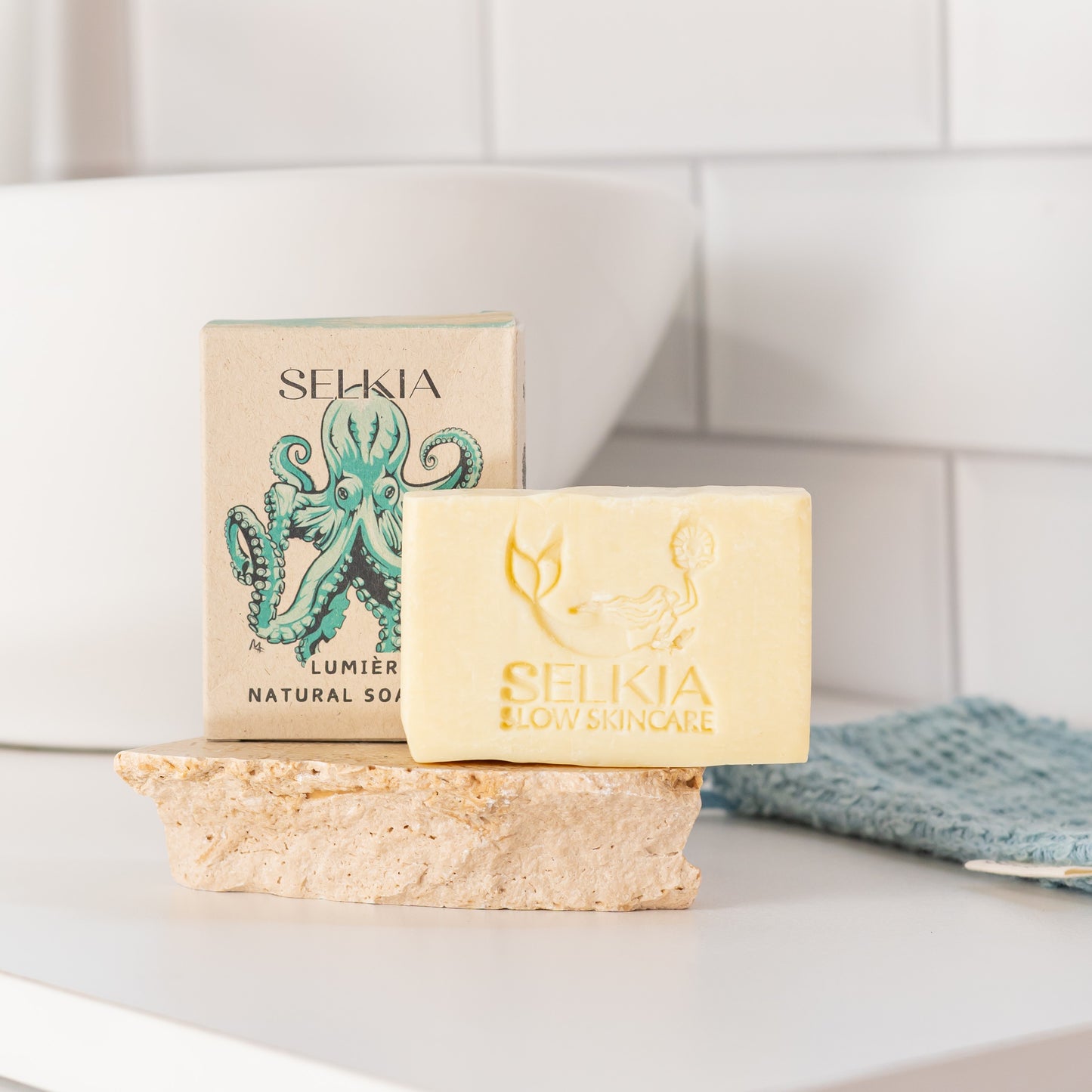 Eco-Friendly Botanical Handcrafted Soap with Rice Bran and Olive Oil