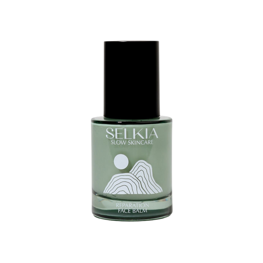 Australian made Selkia natural refillable barrier repair face cream product front view