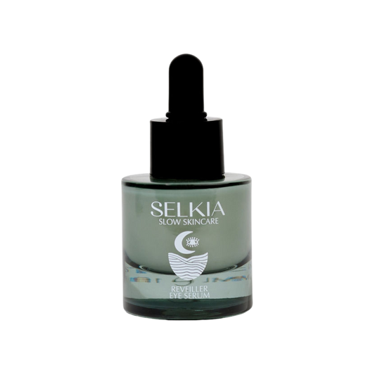 Australian made Selkia anti-aging natural refillable eye serum product front view