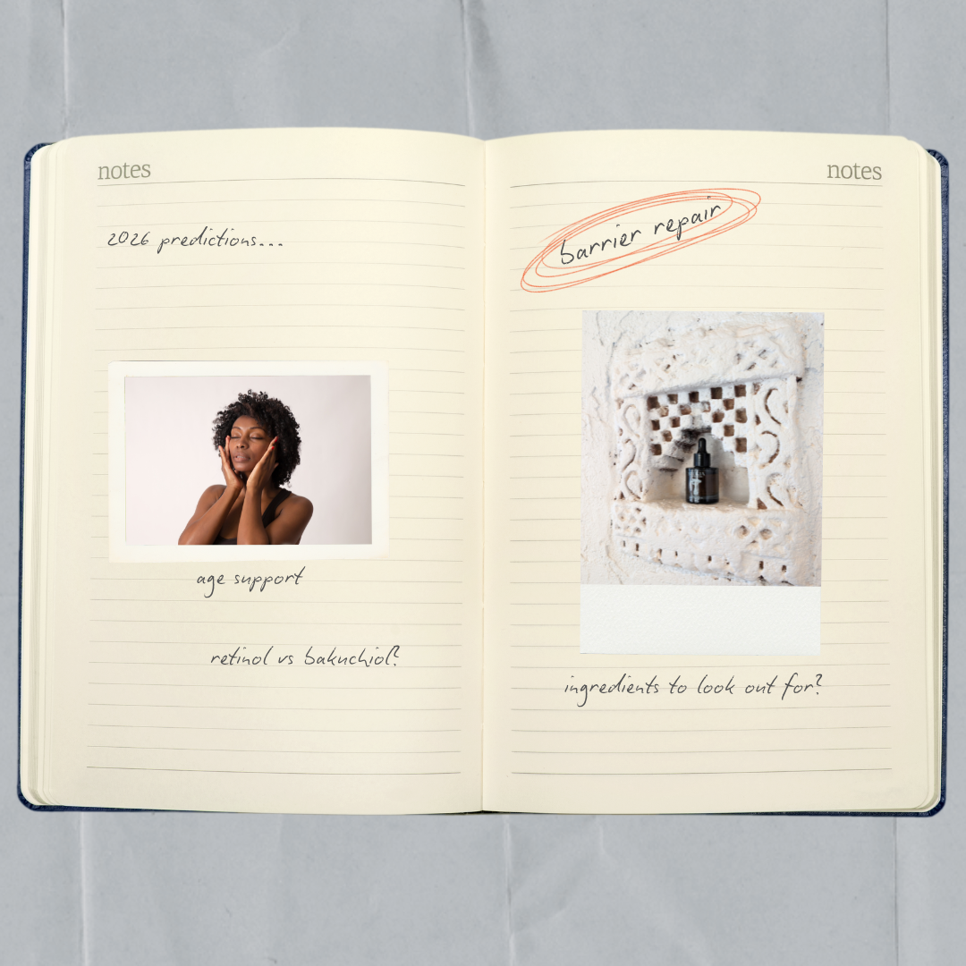 Skincare trends for 2026 featuring slow skincare, evidence-based beauty and refillable skincare packaging.