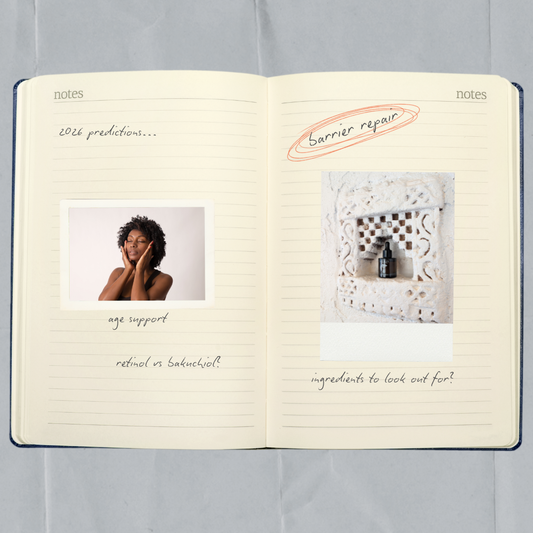 Skincare trends for 2026 featuring slow skincare, evidence-based beauty and refillable skincare packaging.