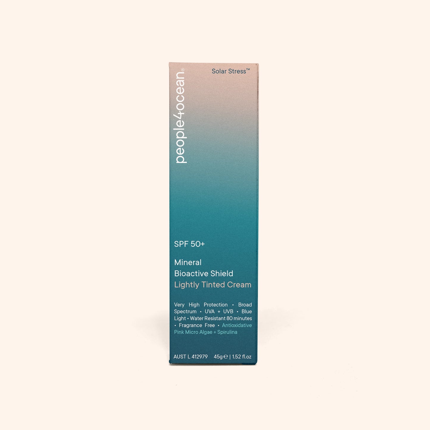 SPF 50+ Mineral Bioactive Shield | Lightly Tinted Cream