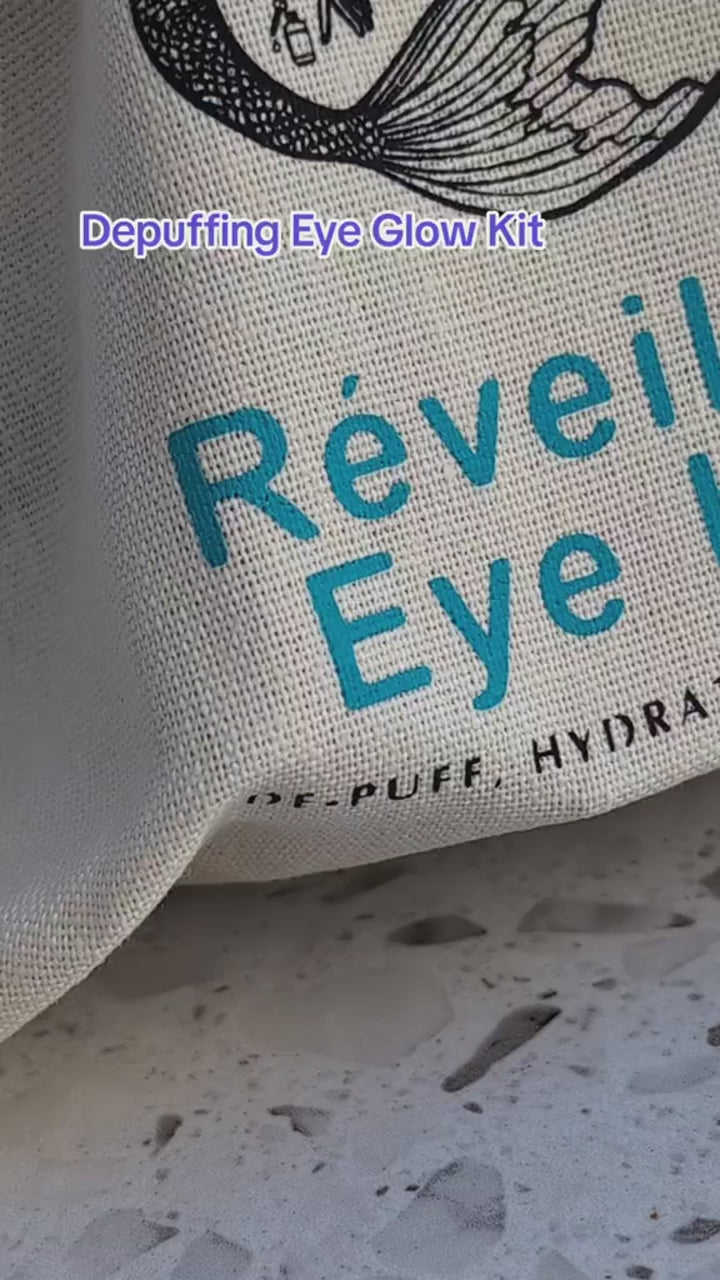 Eye Kit: Reduce dark circles and puffiness #eyeserum #eyecare #skincareroutine #australianskincare #fragrancefree #greenbeauty 